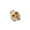 Romero, Mike Bird Sterling Silver Ring “Carved Bone Face”