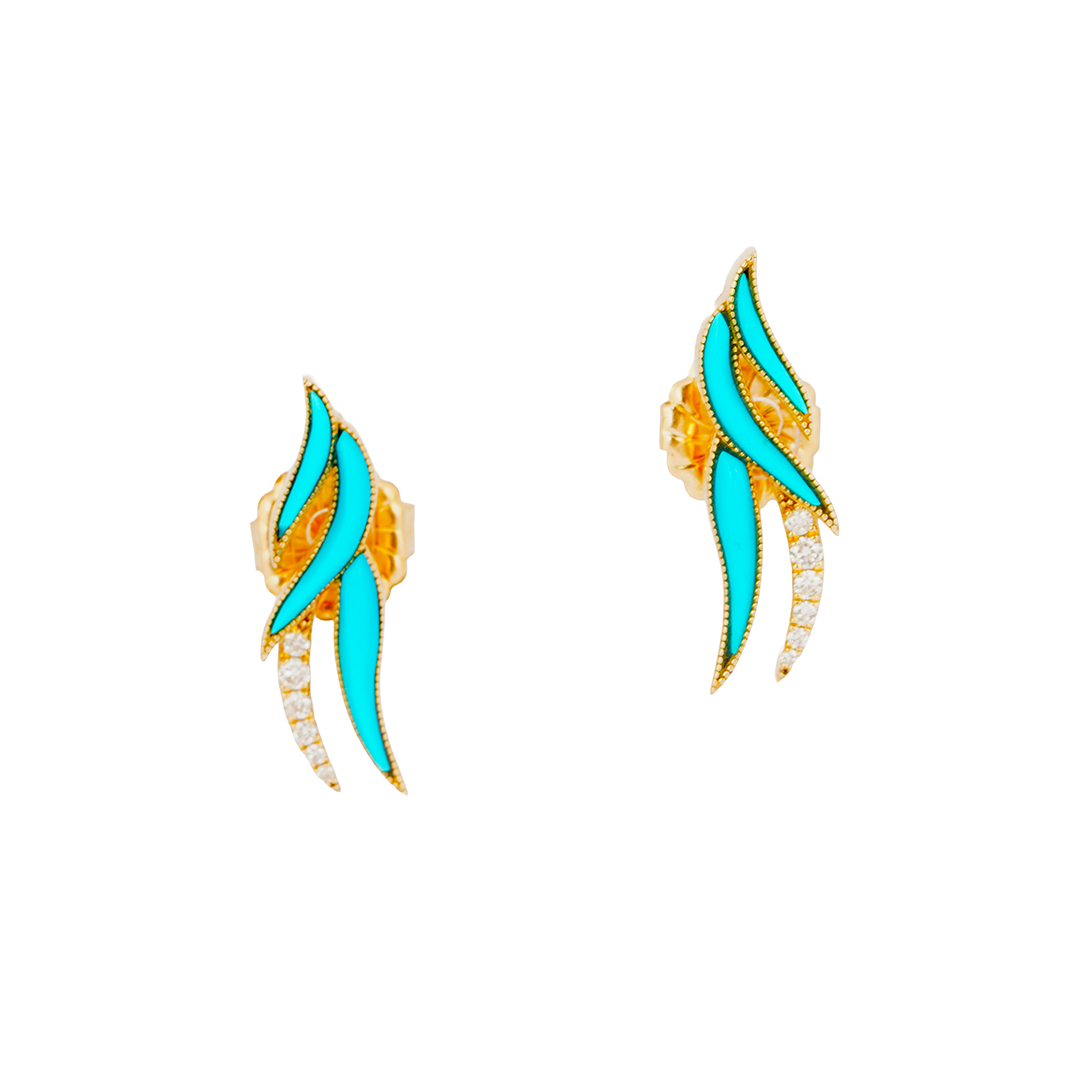web.Zaara, Mia 14k Gold Earrings “Sirocco”3